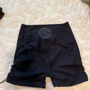 Gymshark Legacy Ruched Tight Shorts - Black size small